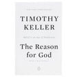 The Reason for God book cover. It is all white with the following text on the cover in black: “New York Times bestseller. Timothy Keller. Belief in an Age of Skepticism. The Reason for God. With a New Preface.” There is a small penguin icon at the bottom.