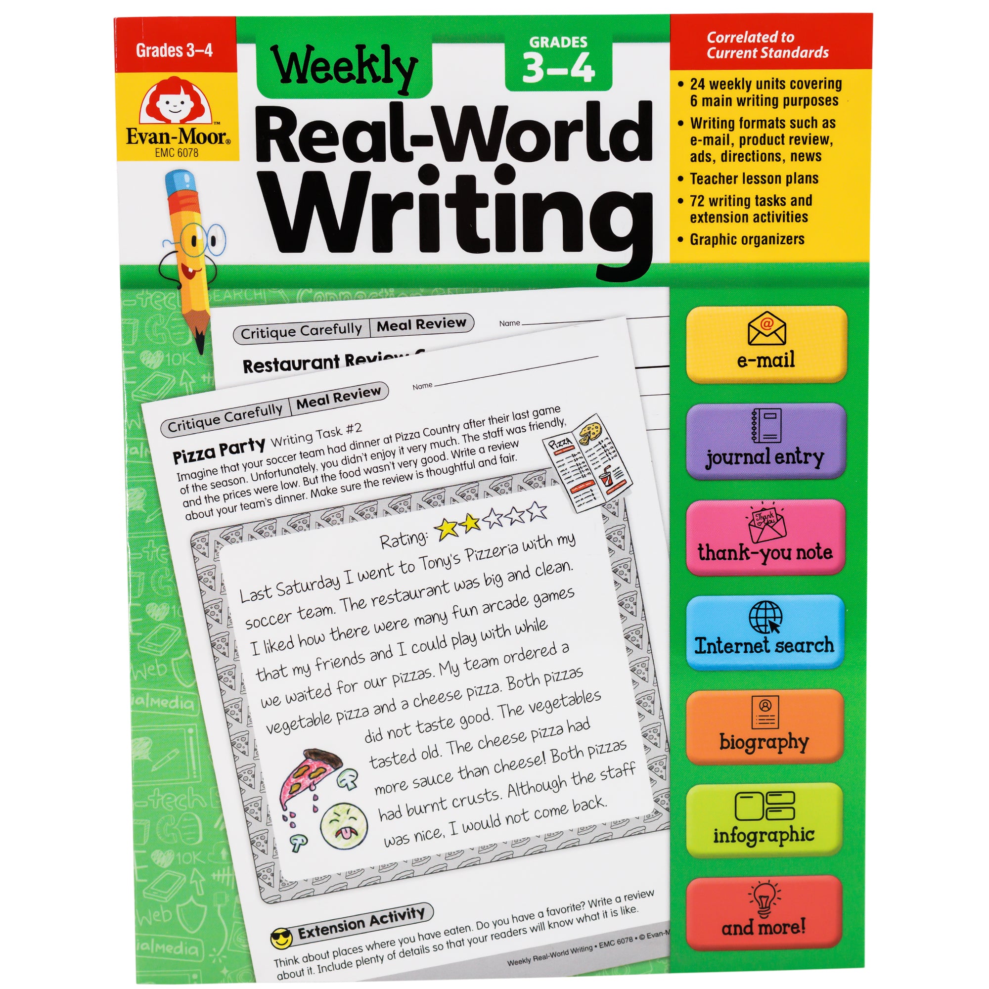 3-4　Writing　Real-World　Weekly　Grades