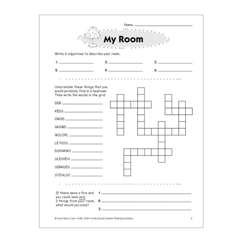 critical thinking worksheets for grade 4