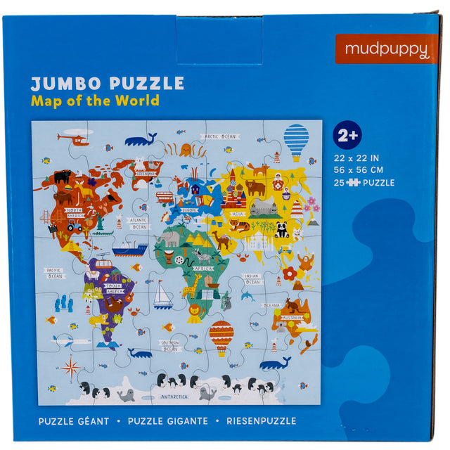Jumbo Puzzle Map of the World