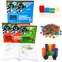 Grade 2 with Manipulatives - Singapore Primary Mathematics Set