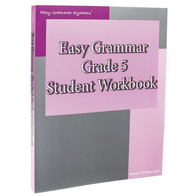 Easy Grammar Grade 5 Workbook Homeschool grammar Timberdoodle Co