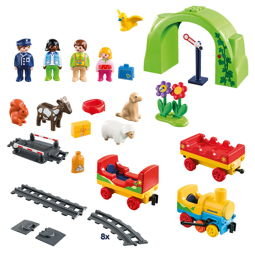 Playmobil My First Train Set Toy : Toys & Games 