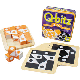  Mindware Q-Bitz Pattern Matching Fun Board Games for Family Game  Night