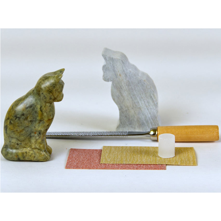 Studiostone Creative Soapstone Carving Kit (Bear): Timberdoodle