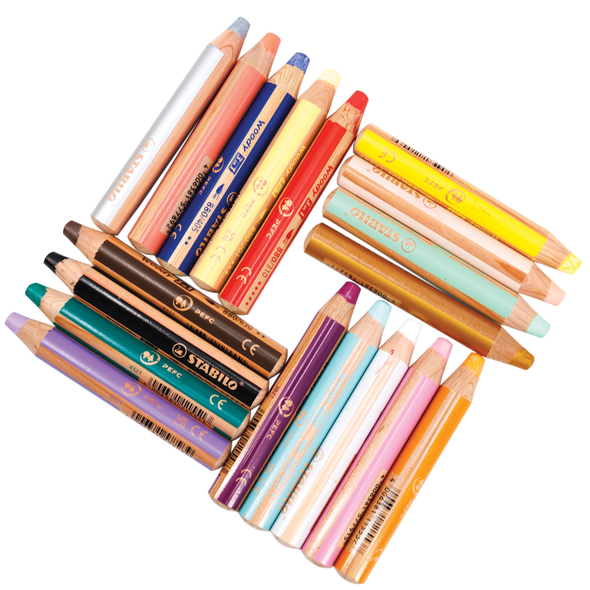 Stabilo Woody Pencils 3 in 1 - Woodlark Shop