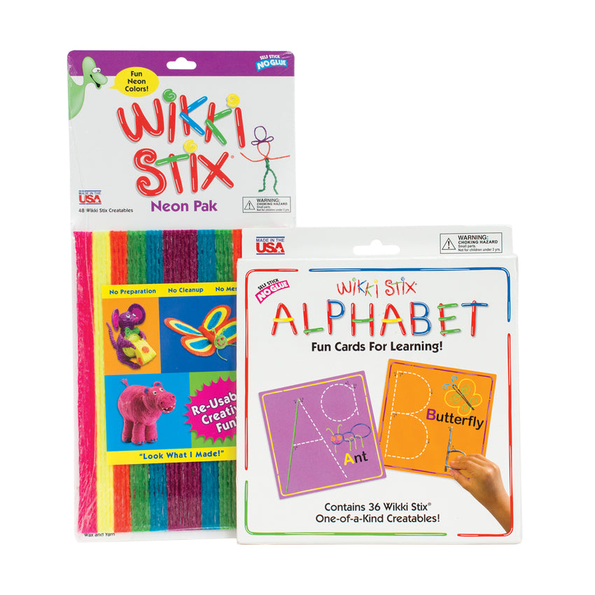 Wikki Stix Activity Kit, Includes 84 Wikki Stix. Perfect for Kids 3+