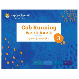 Happy Cheetah Cub Running Workbook: Level 3