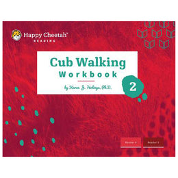 (closeout) Happy Cheetah Cub Walking Workbook: Level 2