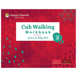 Happy Cheetah Cub Walking Workbook: Level 2