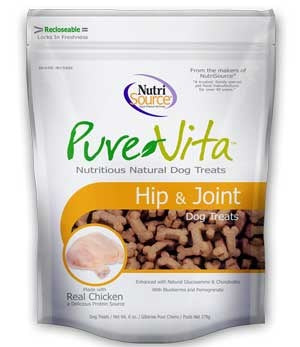 PureVita Hip & Joint Dog Treats - 6 Oz