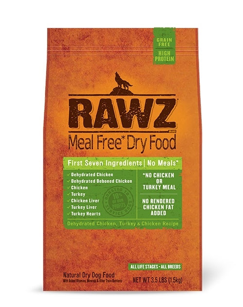 RAWZ Chicken & Turkey Formula Dry Dog Food - 20 LB