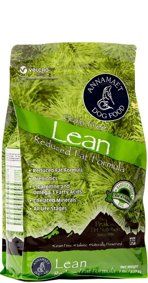 Annamaet Lean Reduced Fat Formula Grain-Free Dry Dog Food