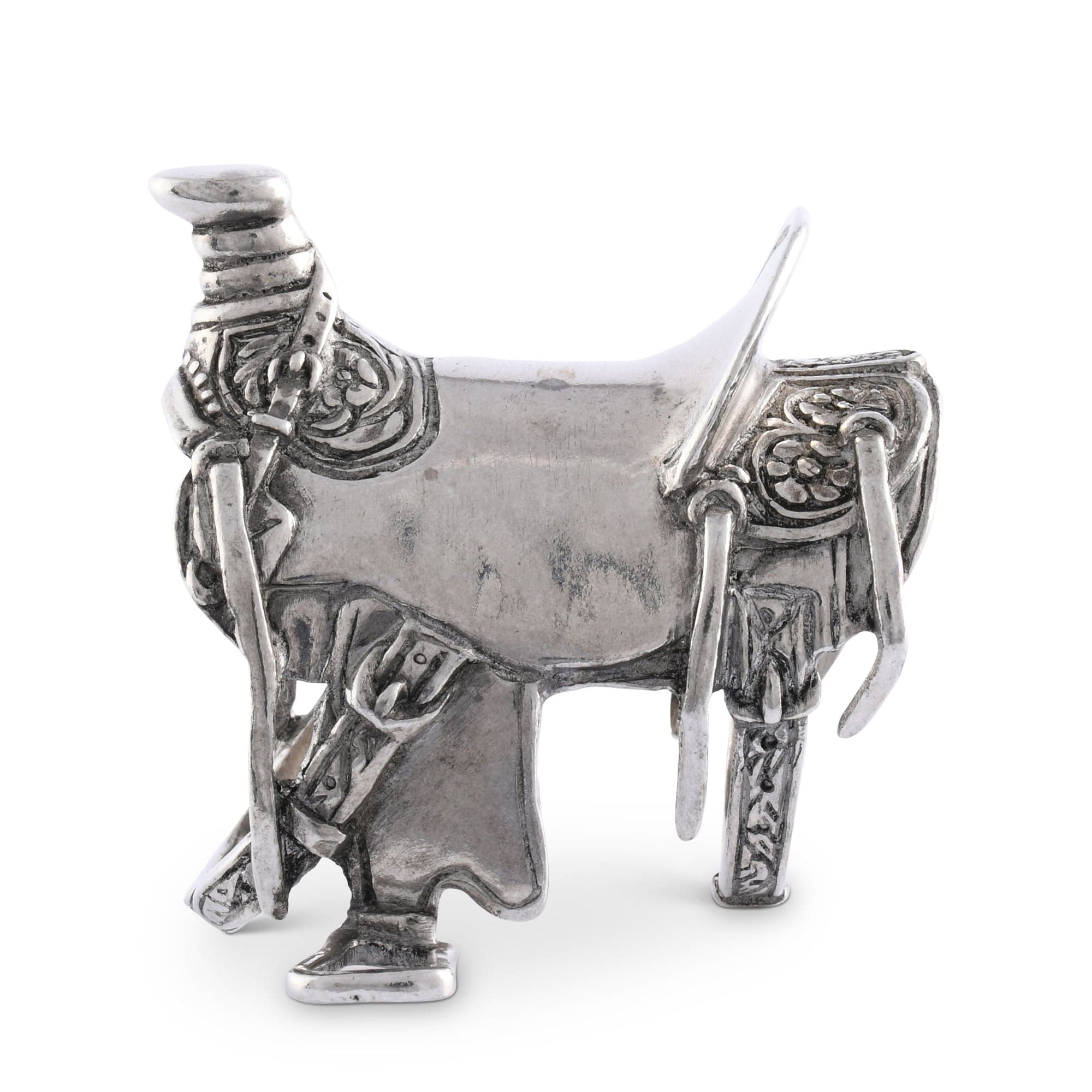 Pewter Cowboy Saddle Napkin Ring - Vagabond House product image