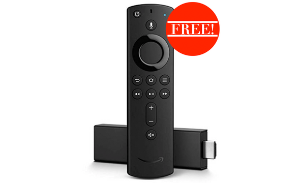 Receive a 4k Amazon Fire Stick for FREE