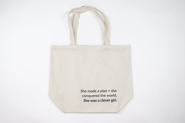 She Was A Clever Girl Tote Bag - Clever Designs LA
