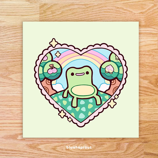 Frog Chair Enamel Pin