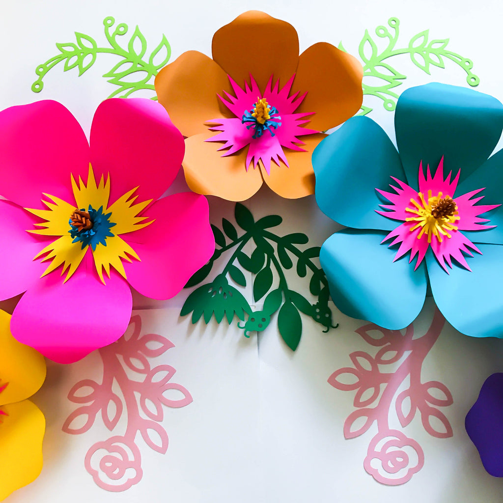 Download 3d Paper Flower Svg Sablon