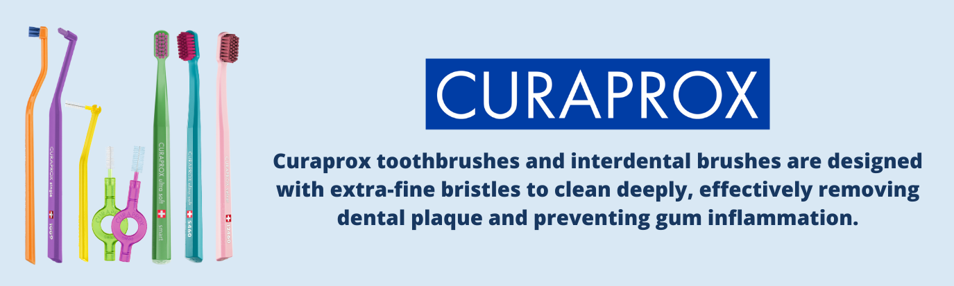 Curaprox toothbrushes and interdentals