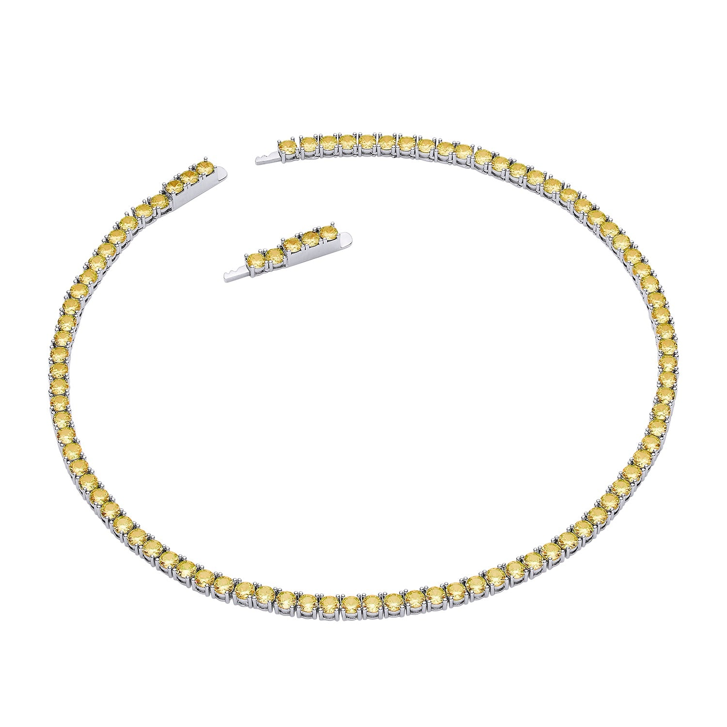 Alexandra Necklace (Yellow) (Final Sale)