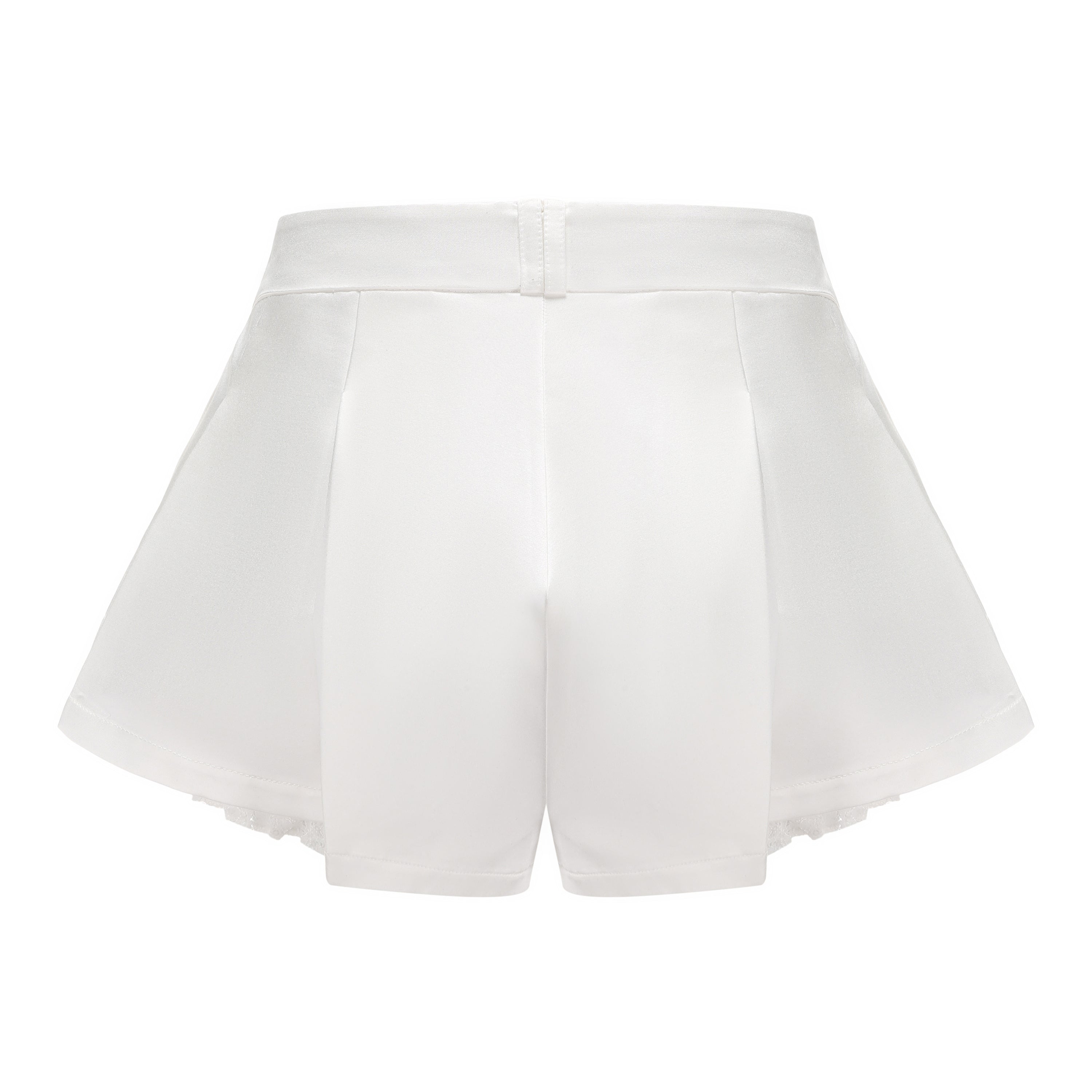 White Milan Shorts