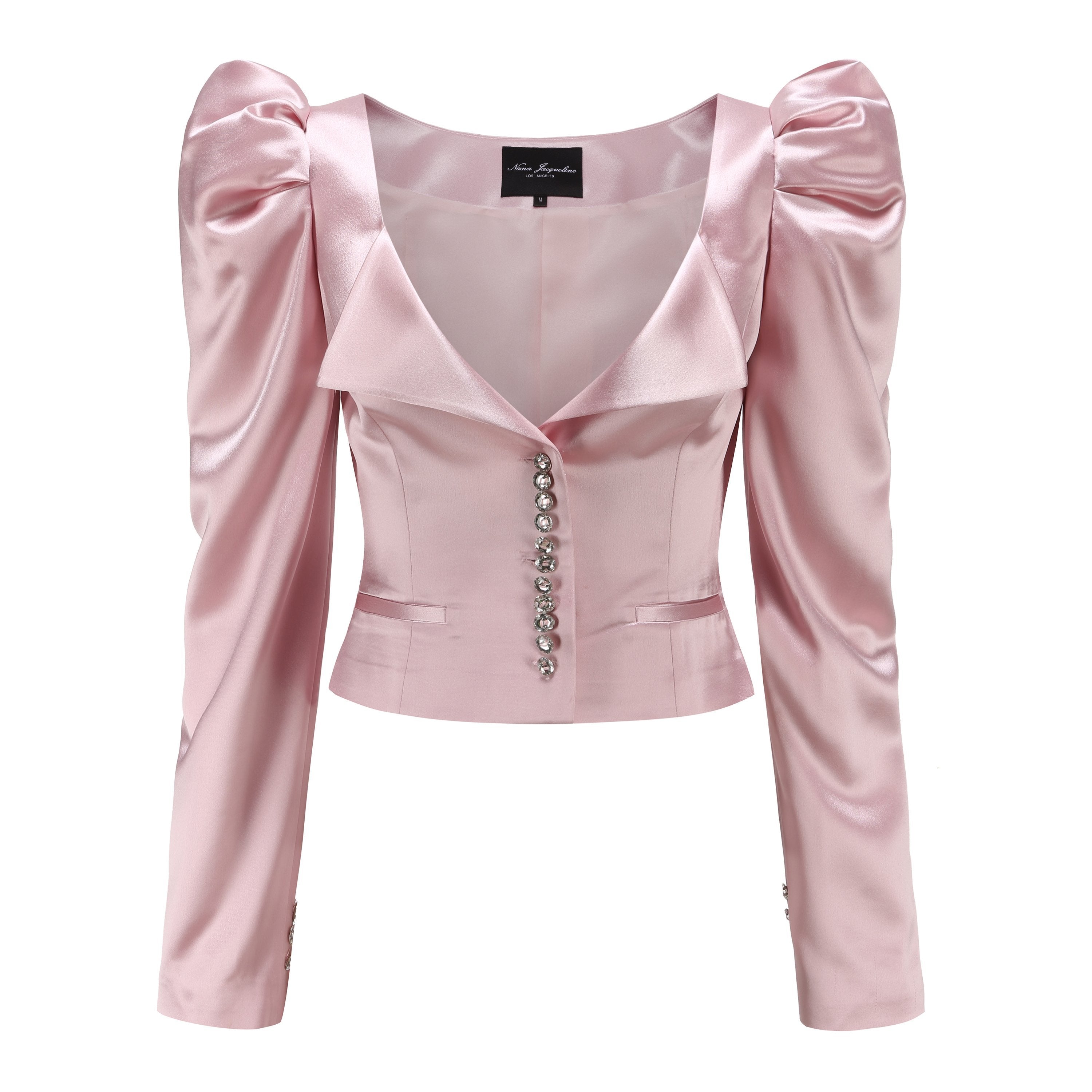 Pink Jaylene Satin Shirt