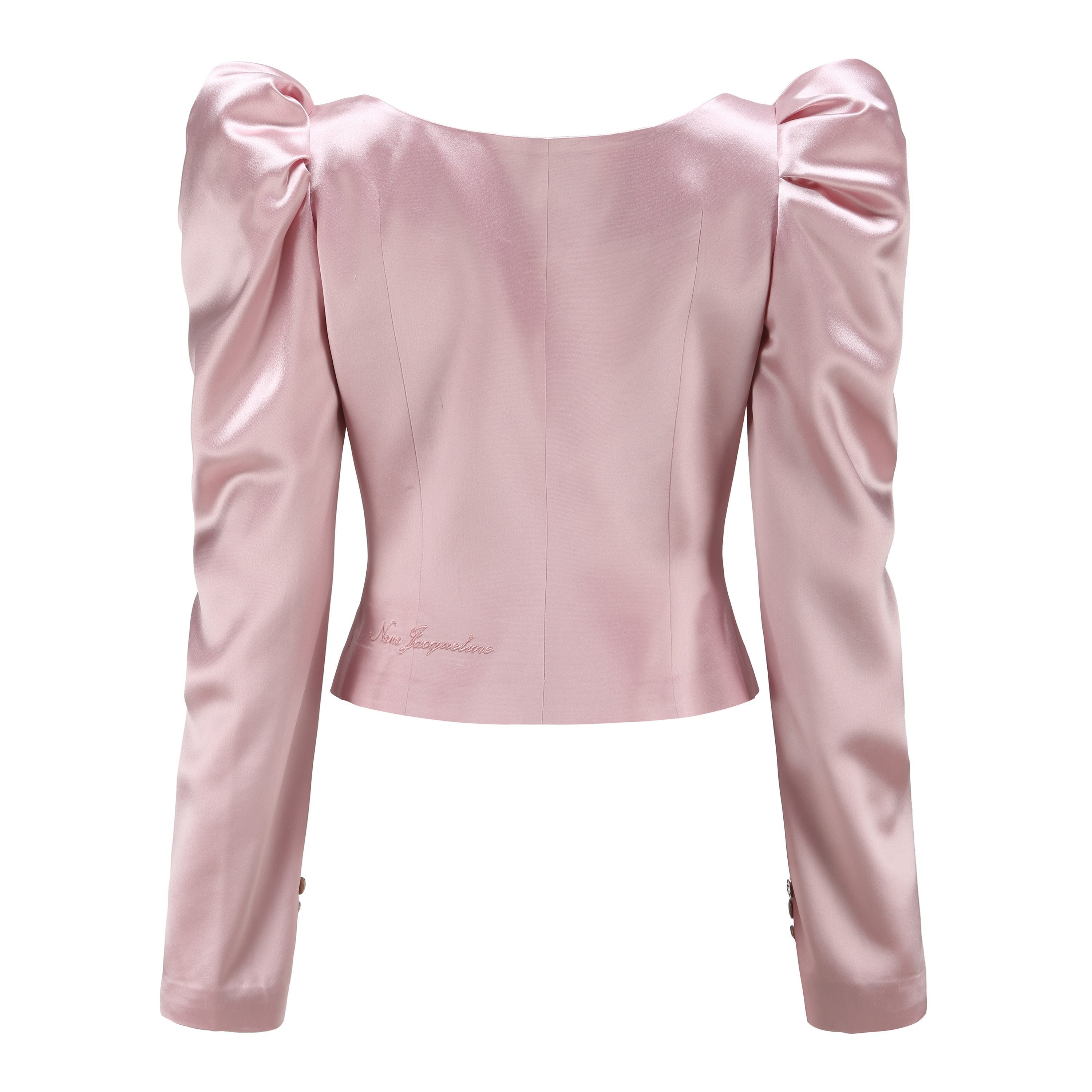 Pink Jaylene Satin Shirt