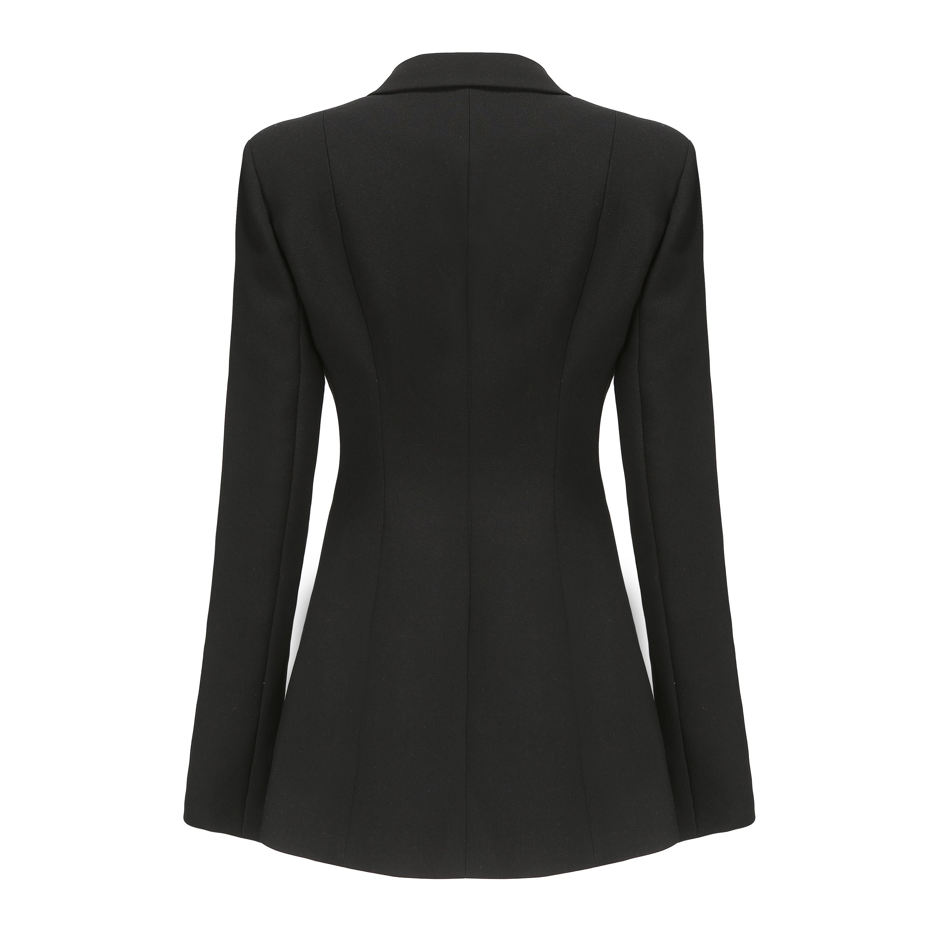 Black Quin Blazer Dress (Final Sale)