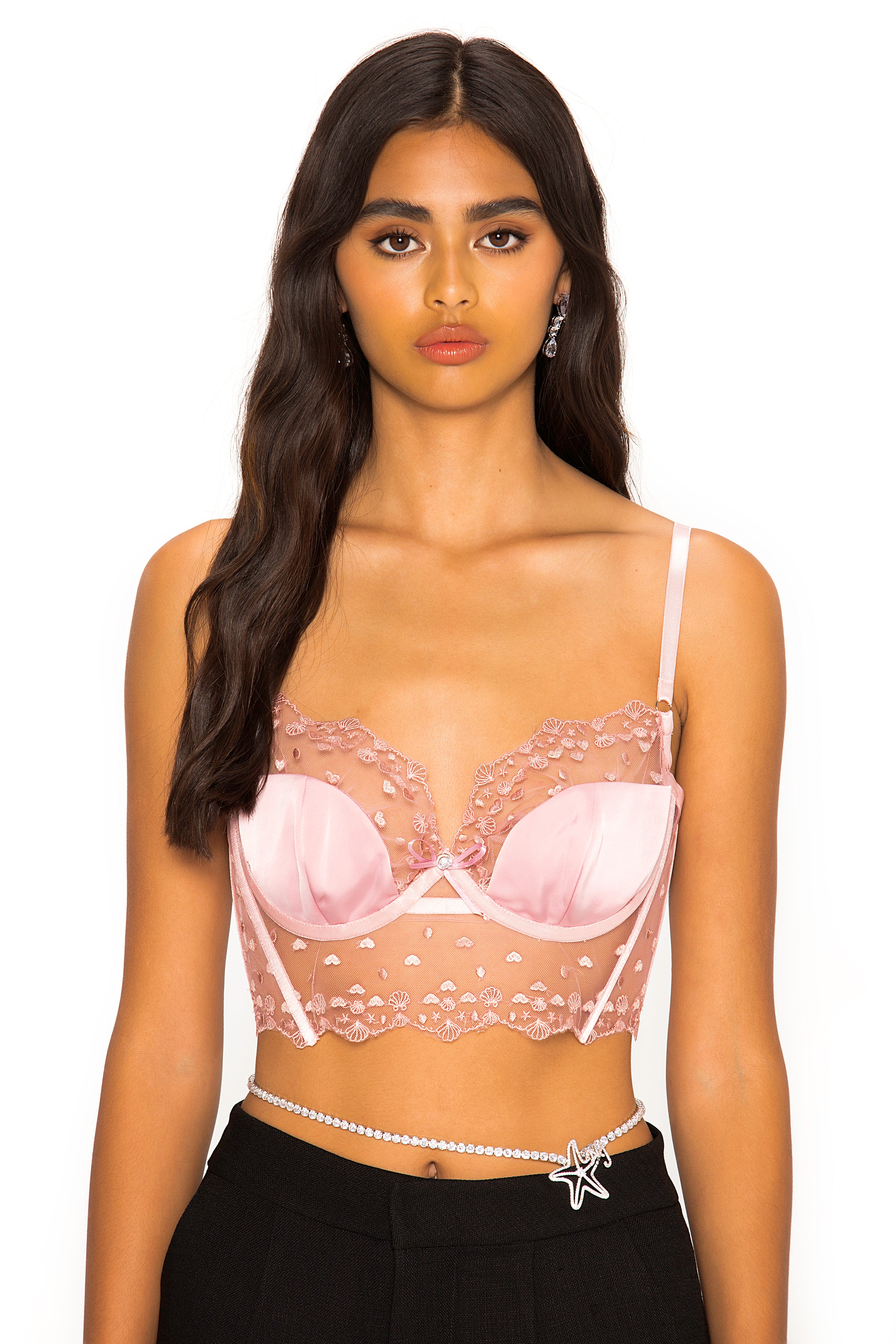 Kira Corset Top (Pink)