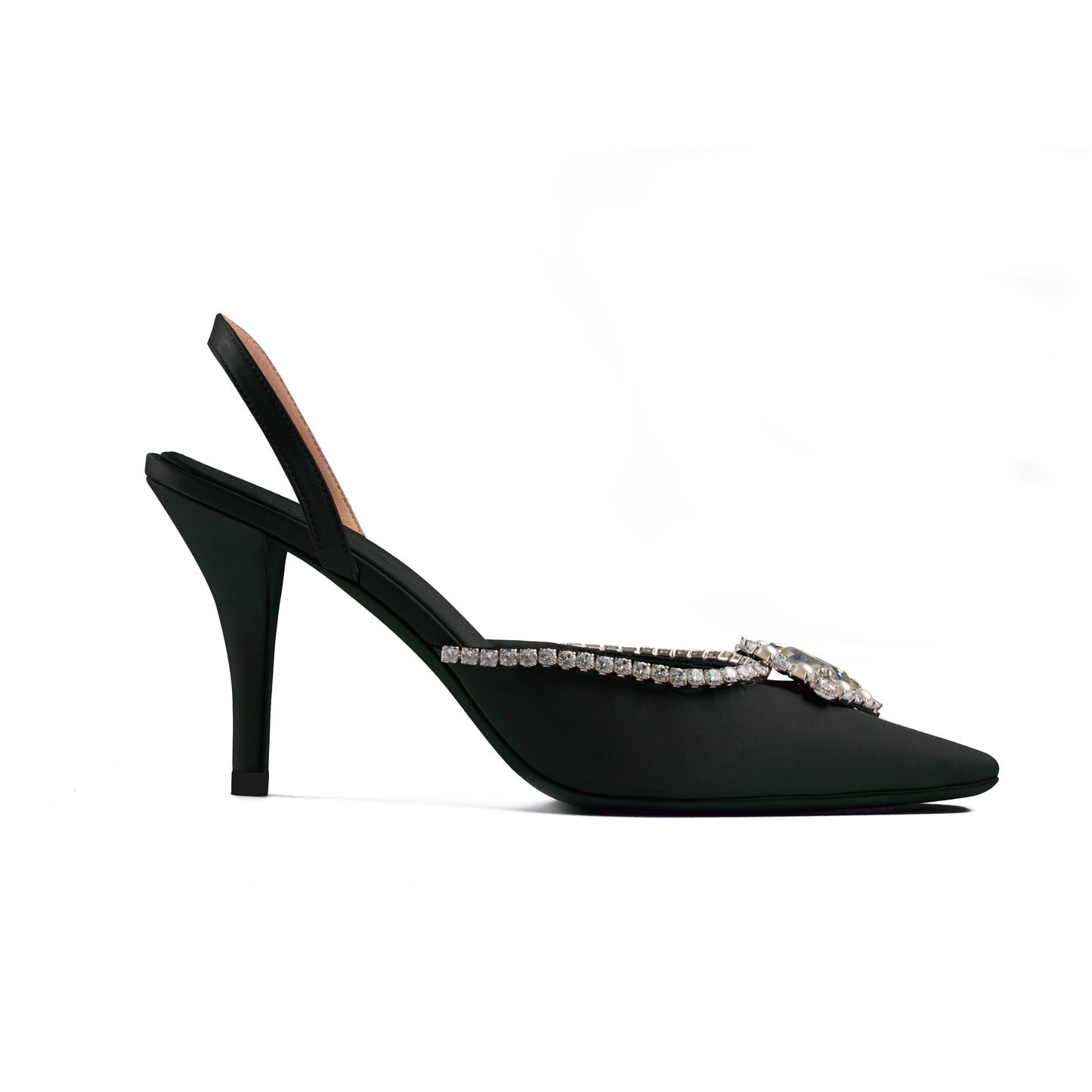 Black Nia Heels | Nana Jacqueline Designer Wear