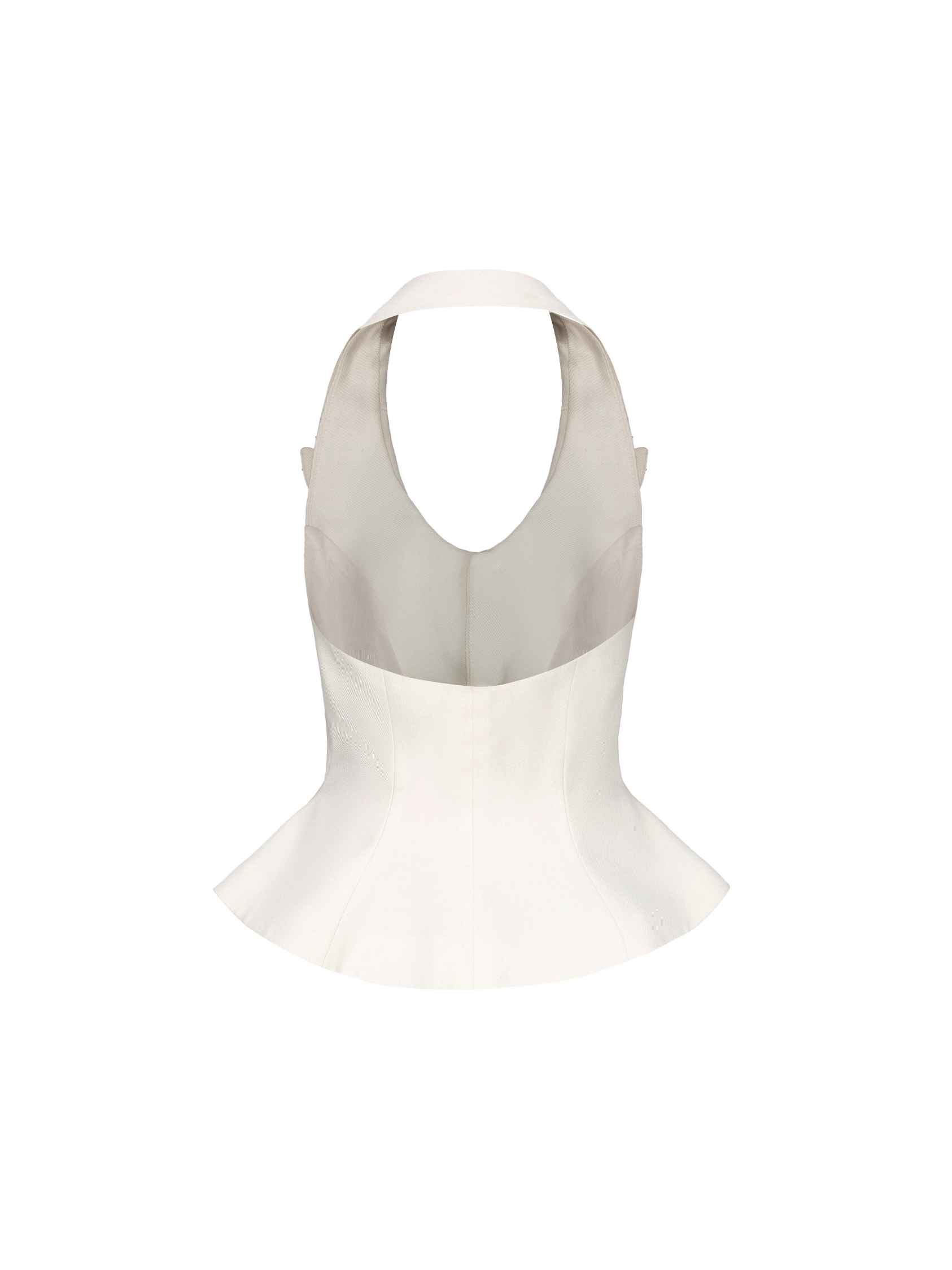 Cambria Diamond Vest (White) (Final Sale)