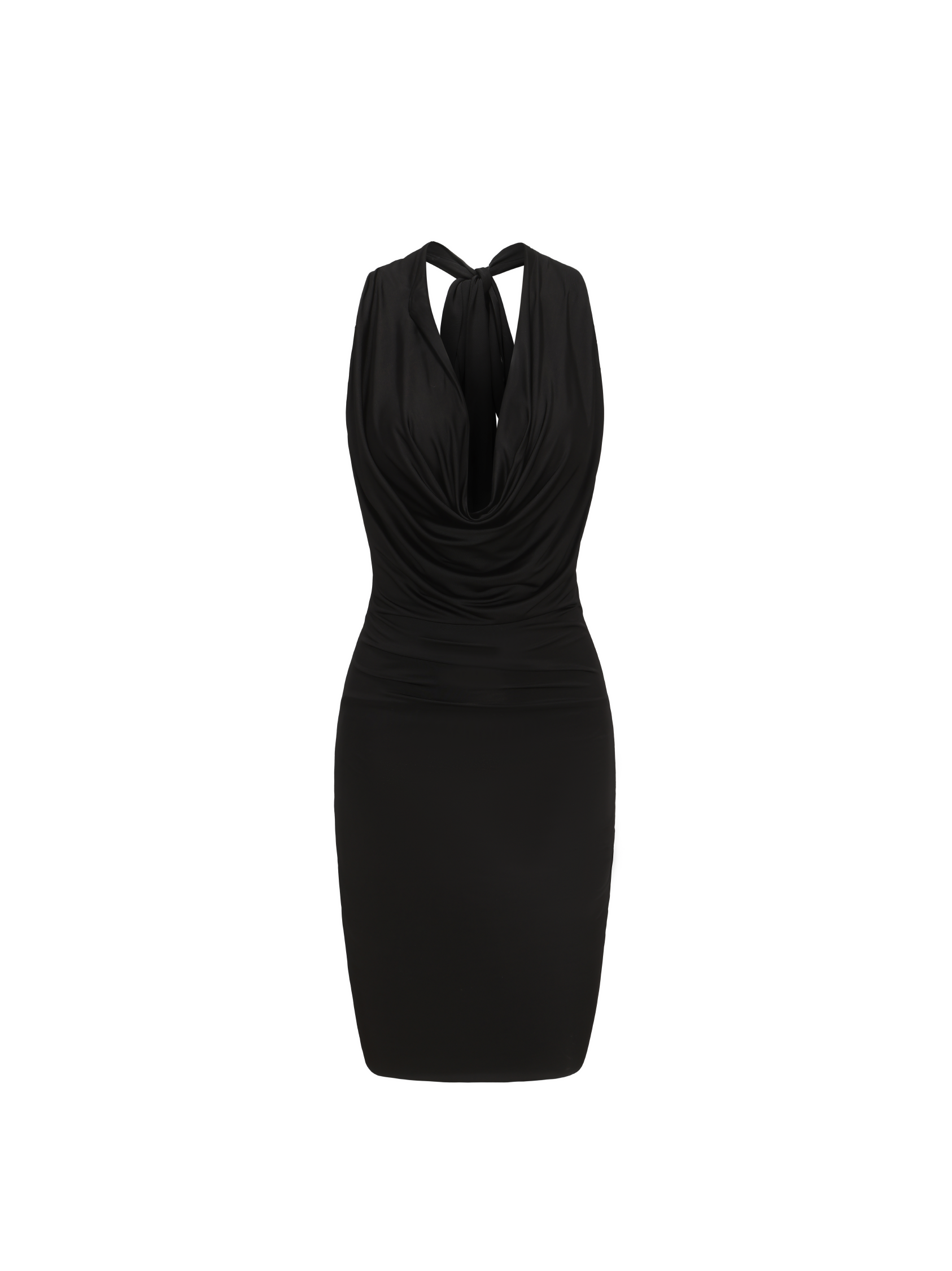 Estrella Silk Dress (Black) (Final Sale)