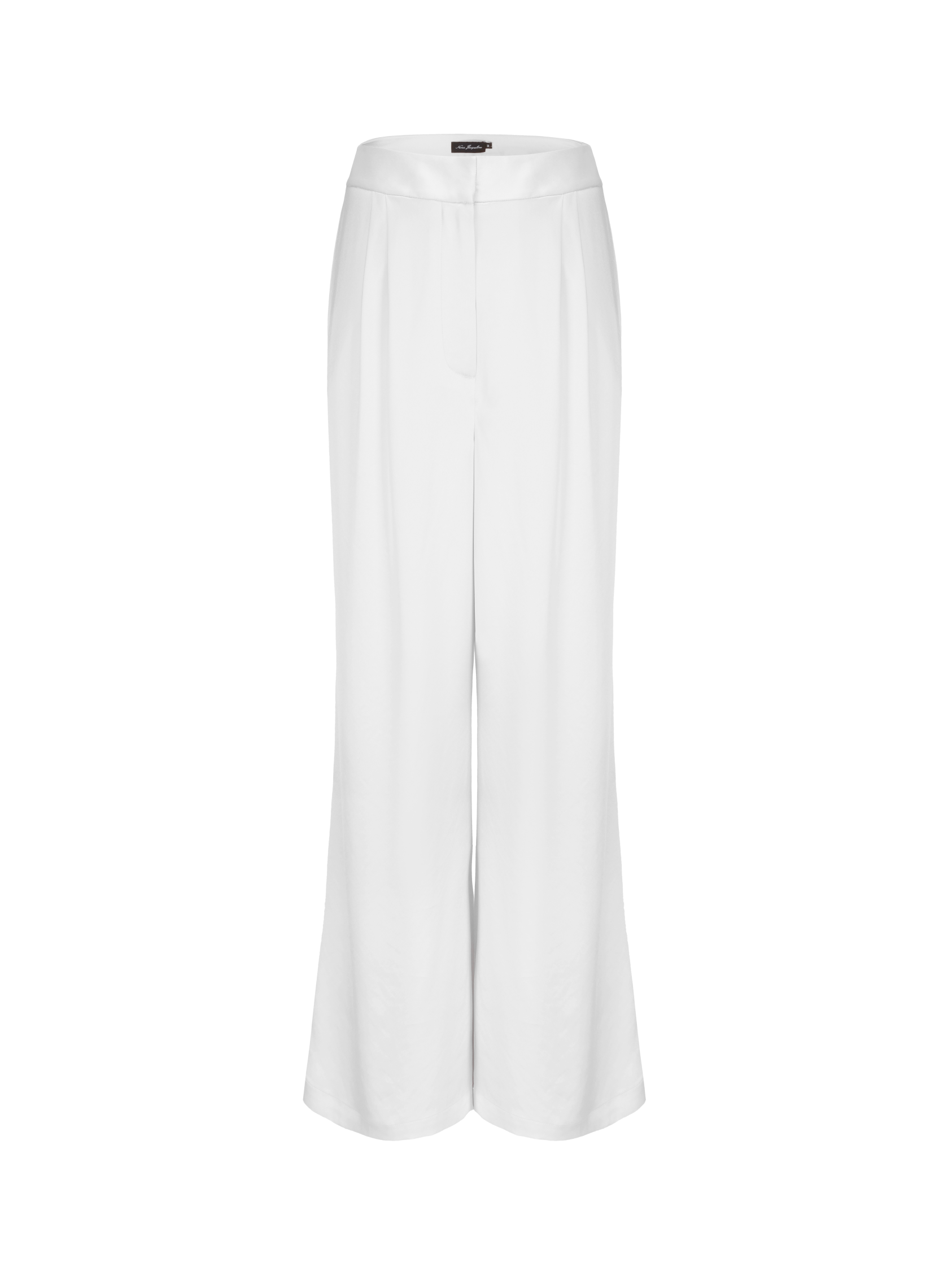 Alexandra Satin Pants (White)