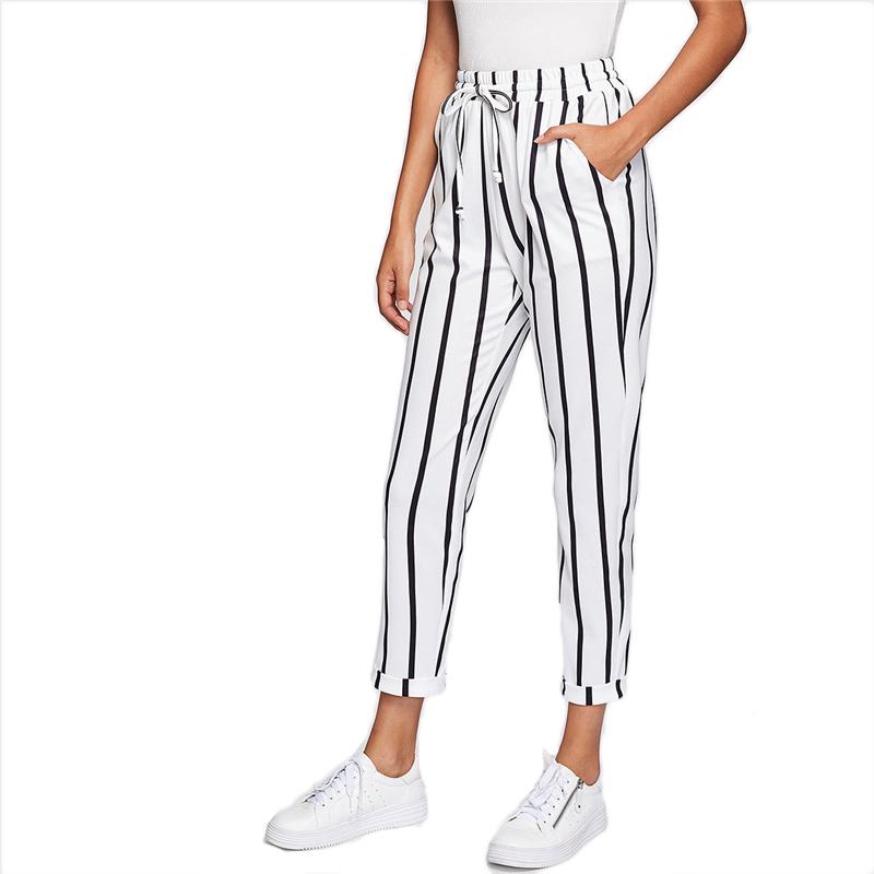 styling black and white striped pants