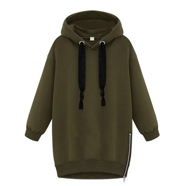 oversized long sleeve hoodie