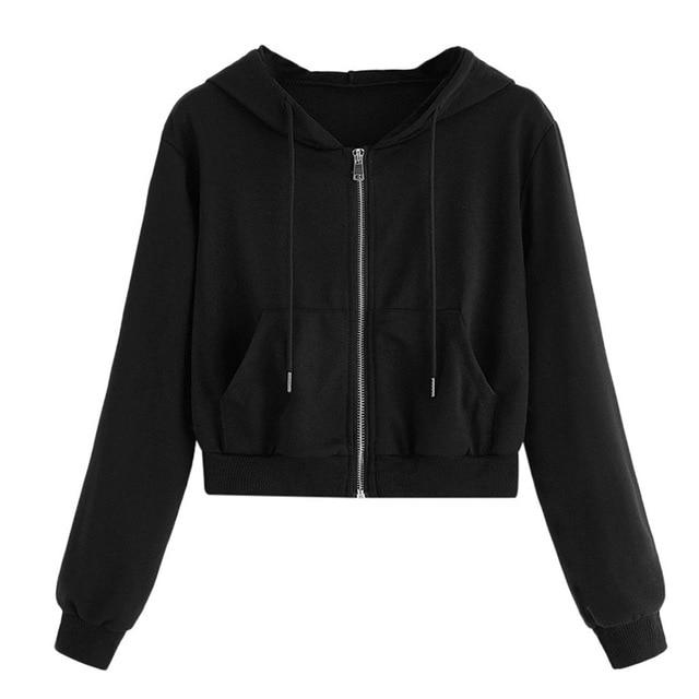 Casual Hoodie Zipper Long Coat For Women | Aesthetic Outfits