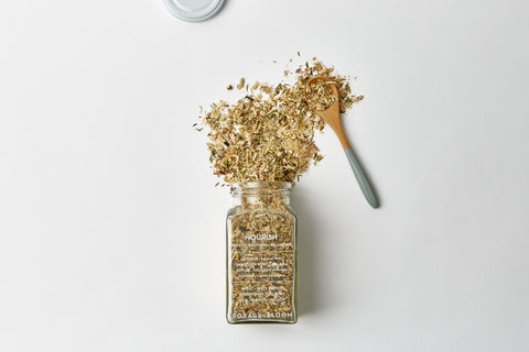 Forage and Bloom Organic Herbal Tea Jar 