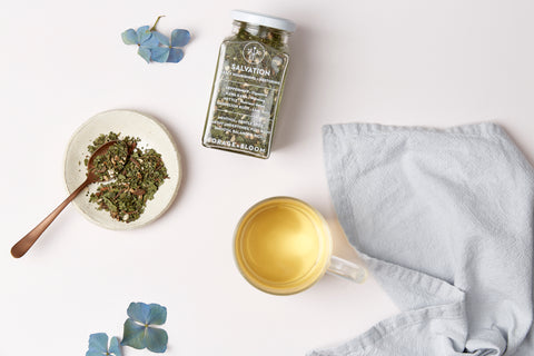 Forage and Bloom Salvation Tea Peppermint Kawakawa Nettle Dandelion root