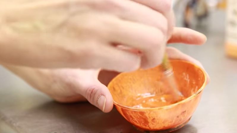 Mixing Chocolate Paints