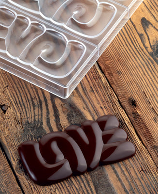 100g Love Bar Chocolate Mould, Design & Realisation