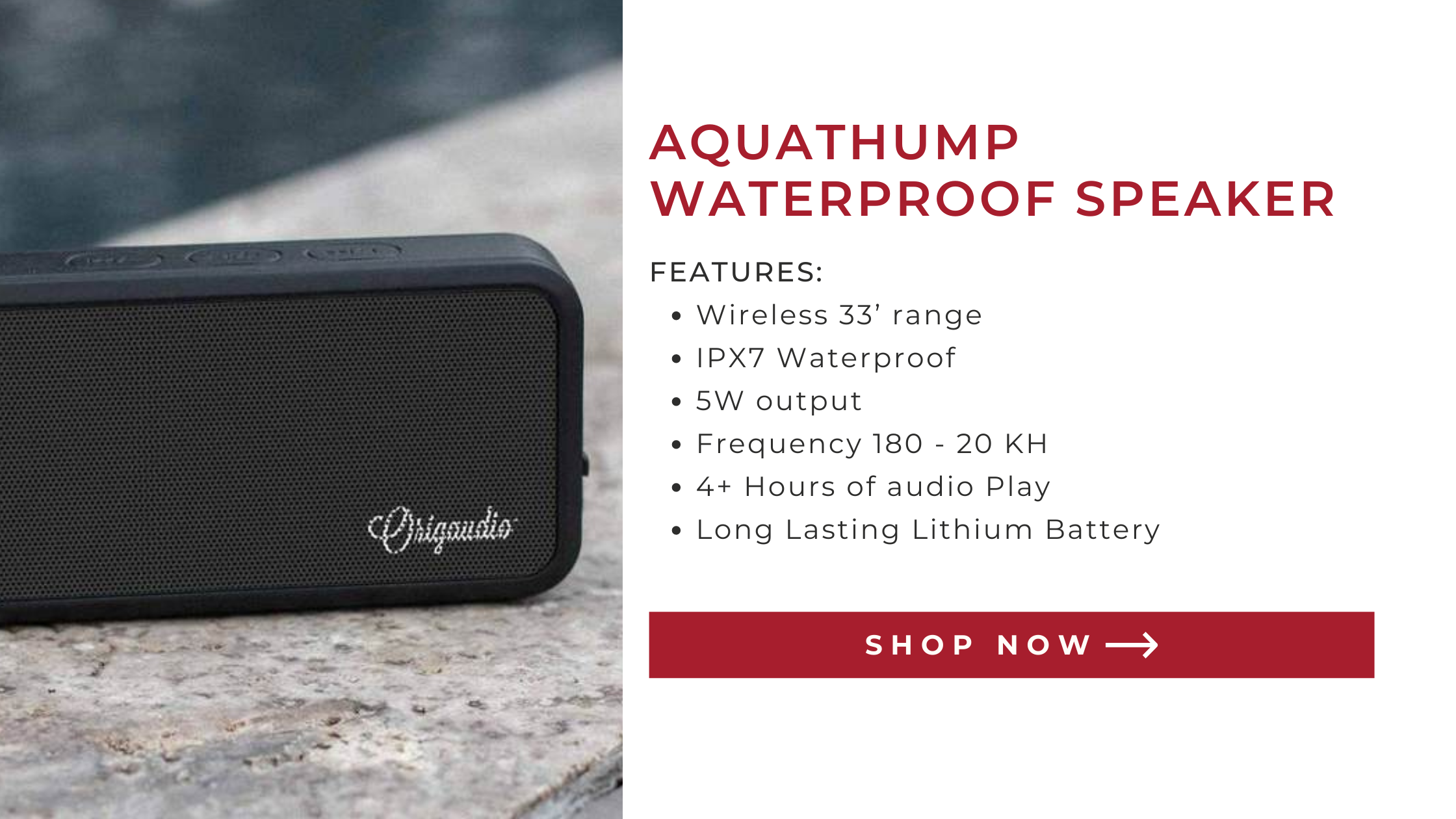 Aquathump Bluetooth Speaker