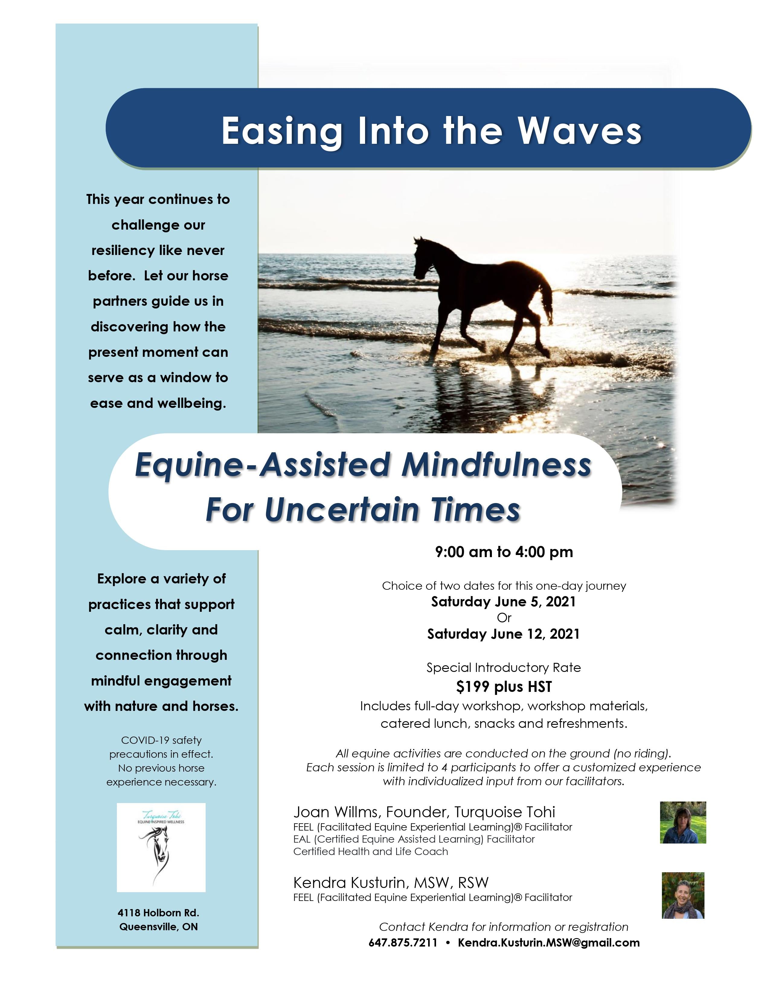 Easing Into The Waves Flyer