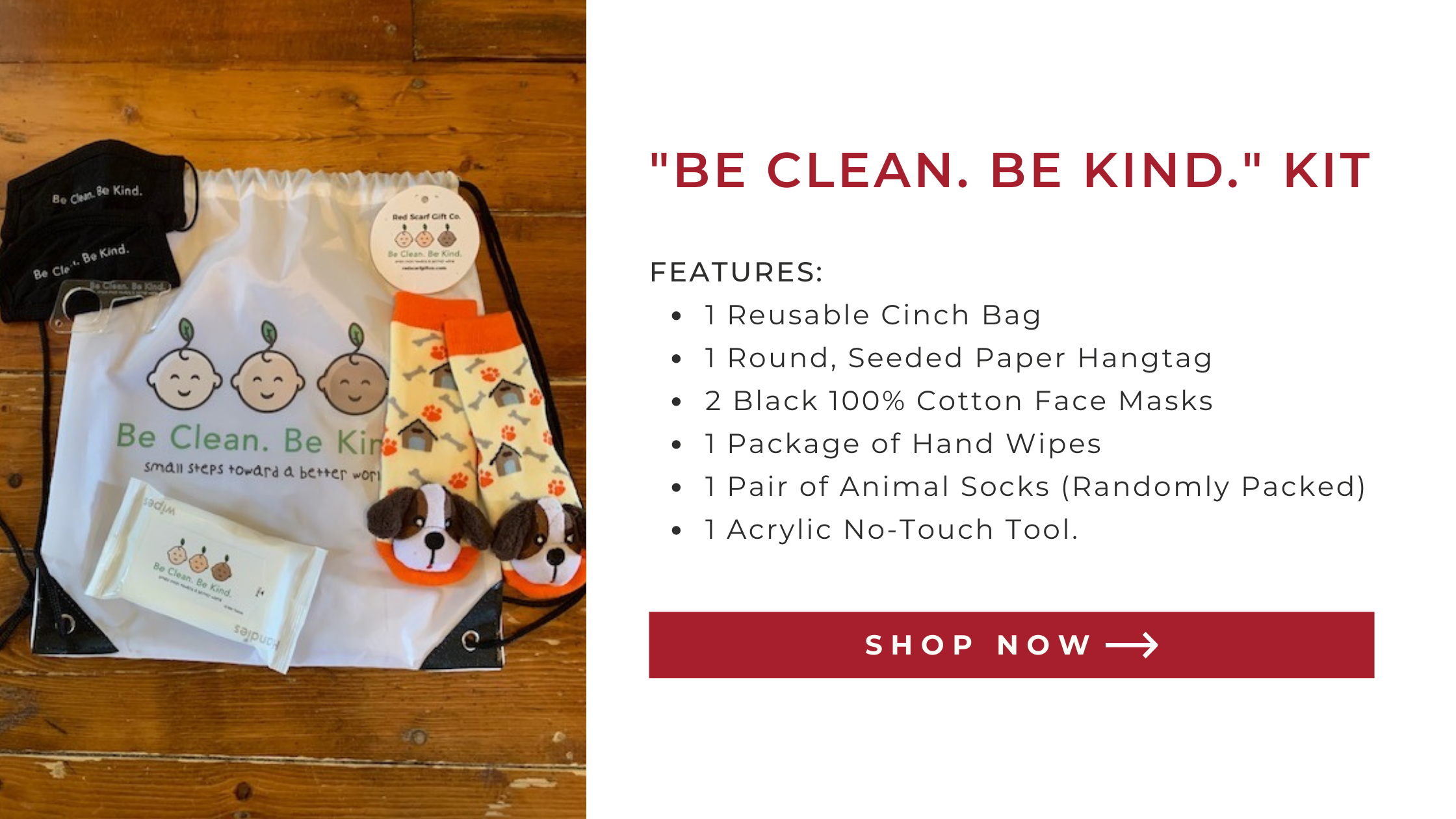 Shop "Be Clean. Be Kind." Kits