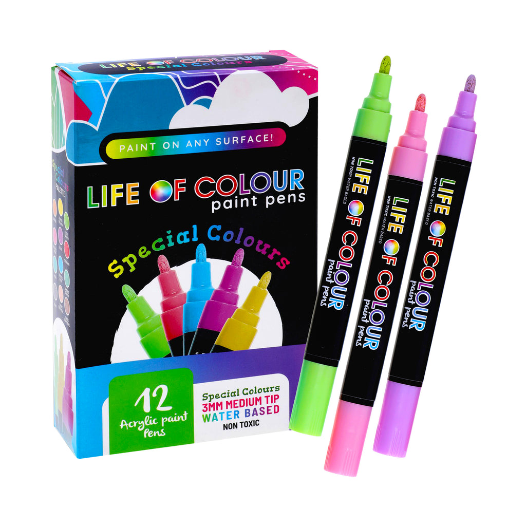 Shiny art with the Chrome Mirror Effect paint pens - Life of Colour