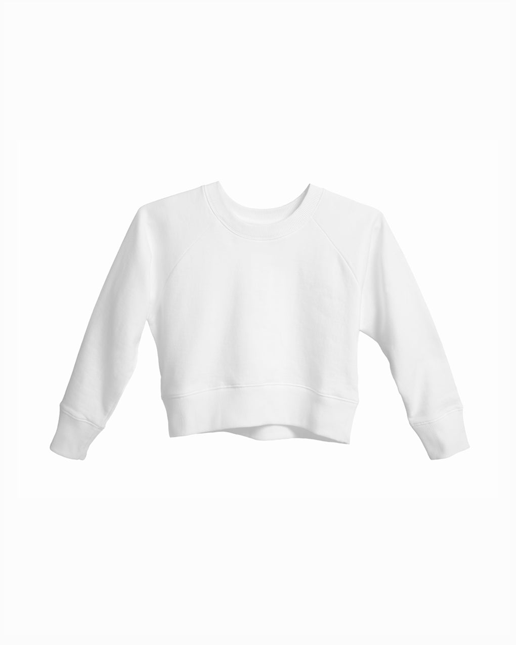 kids cropped sweatshirt