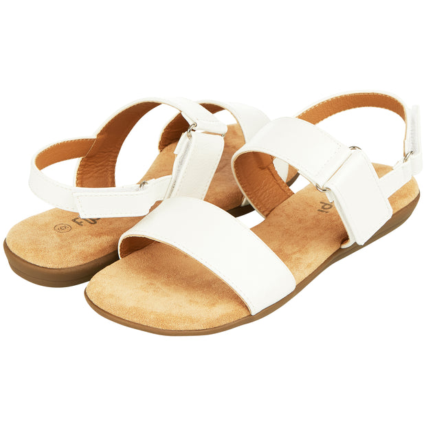 flat sandals with backstrap