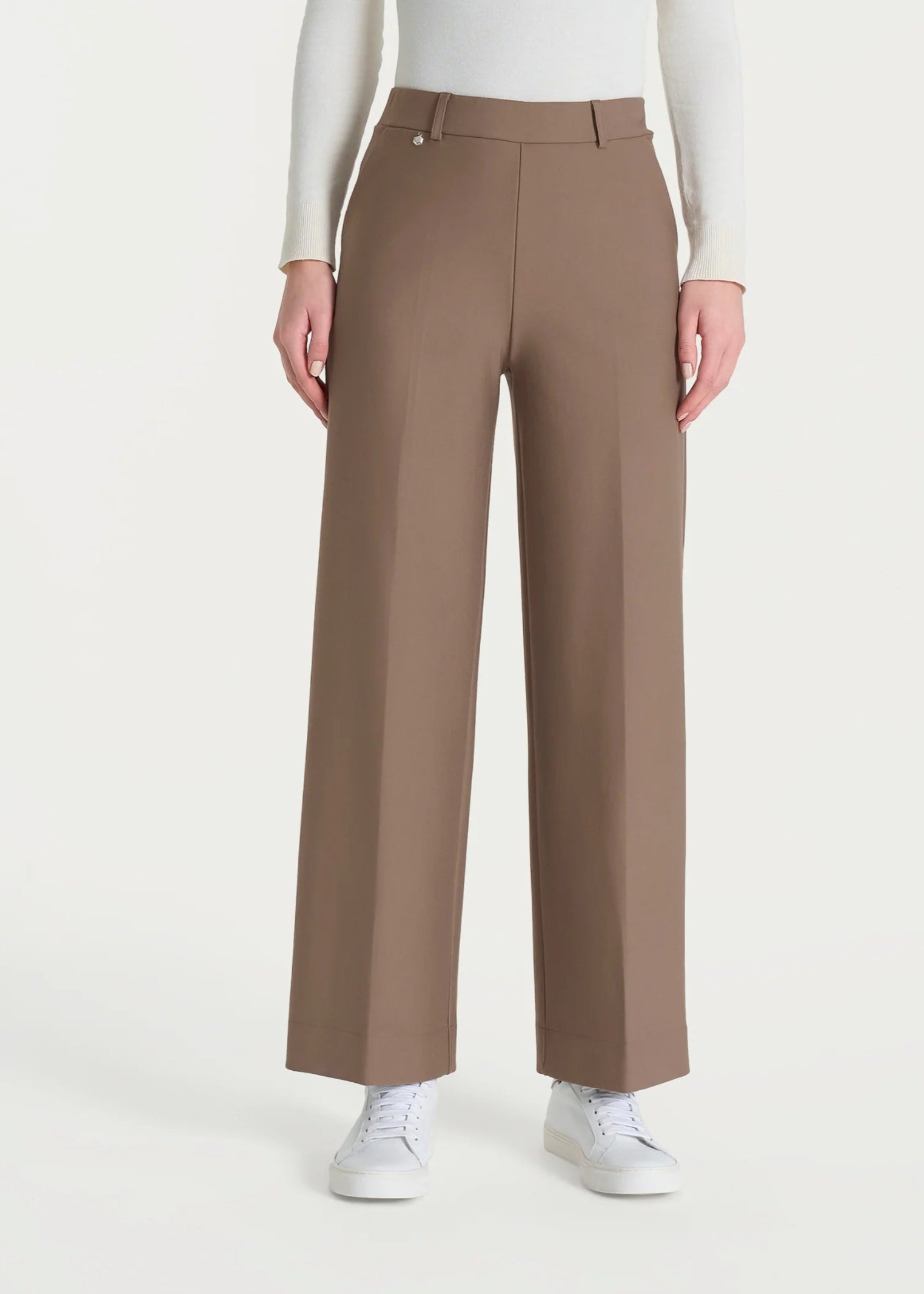 Cropped Wide Leg Pant
