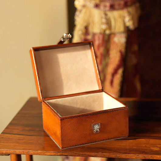 leather ring box