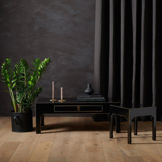 Oriental Style Black Coffee Table