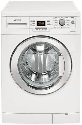 washing machine smeg 60cm silver 8kg freestanding stax